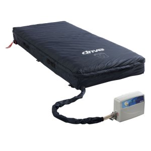 Drive Medical Med-Aire 5" Air plus 3" Foam Base Alternating Pressure and Low Air Loss Mattress System, Pack of 1, 14530